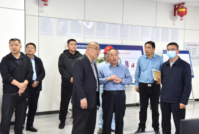 曹永湖一行到俊源石油调研指导工作