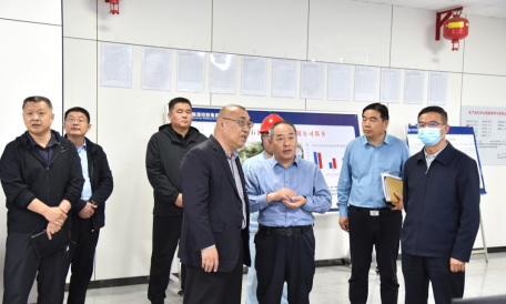 曹永湖一行到俊源石油调研指导工作